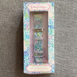 Lilly Pulitzer Shell of a Party Multicolor Floral Apple Watch Band